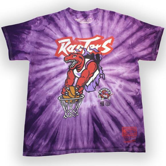 Purple Tye-Dye Toronto Raptors NBA Graphic Tee - Picture 1 of 6